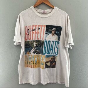 Jimmy Buffett Vintage t-shirt Boats Beaches Bars & Ballads Tour 1992